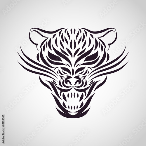 Fototapeta Naklejka Na Ścianę i Meble -  jaguar logo vector