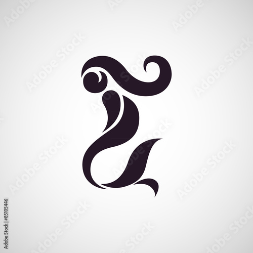 mermaid logo vector