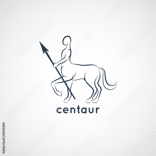 centaur logo vector