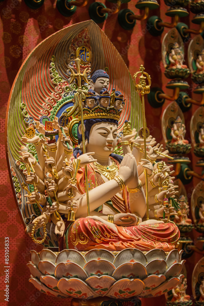 The Lord Buddha in Chinese Buddha Tooth Relic Temple, Singapore