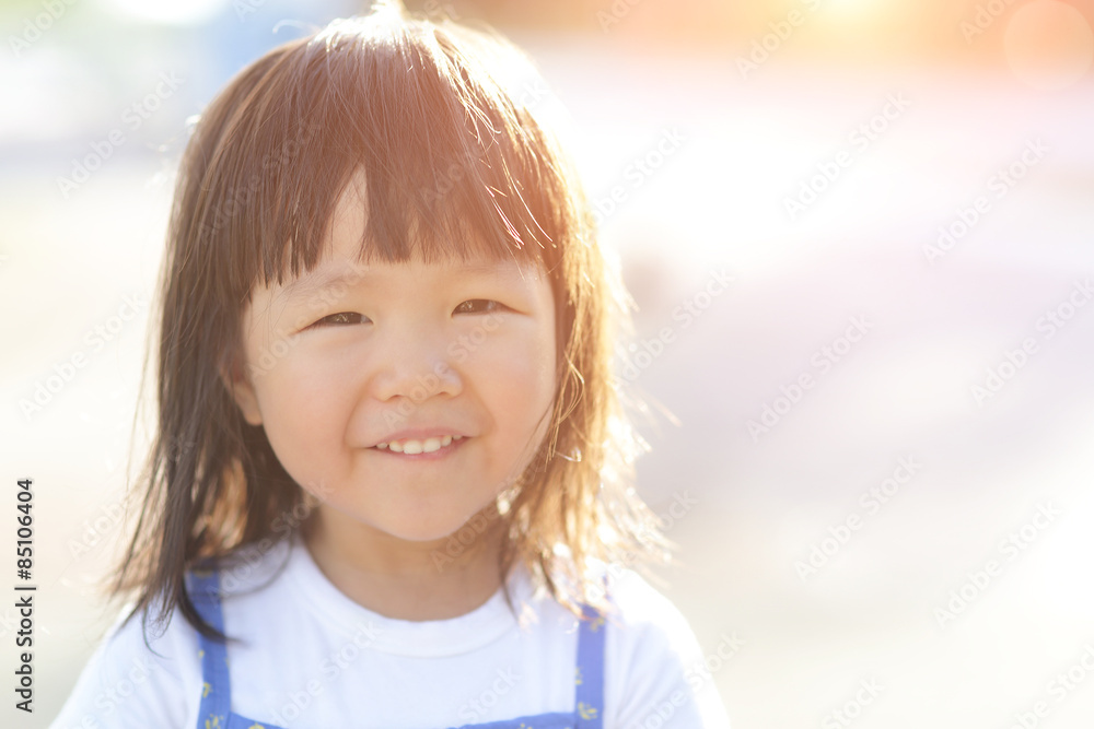 Happy Cute little girl Happy Cute little girl