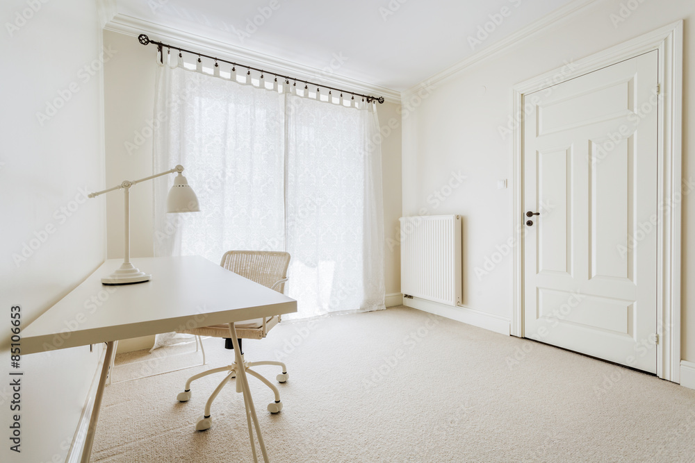 Empty cream room Empty cream room