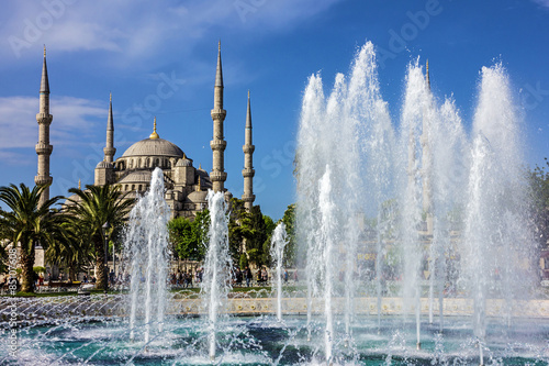 Istanbul Sultanahmet mosque, Turkey.
