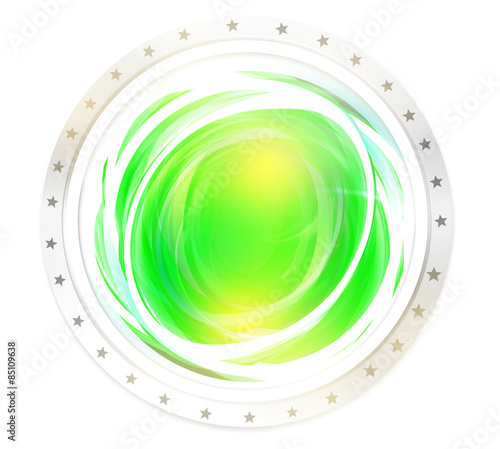 round isolated icon