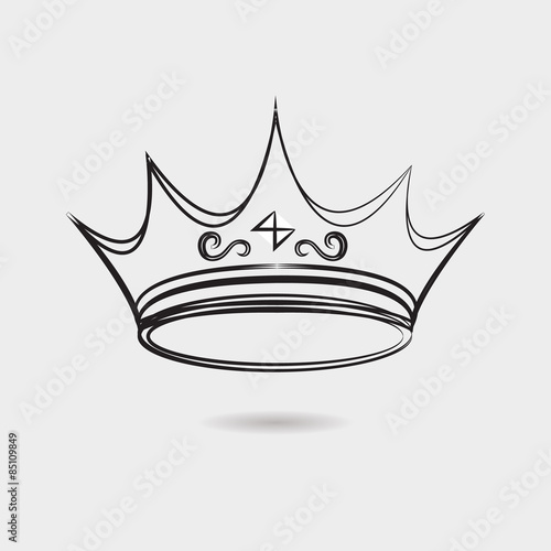 Crown vector icon