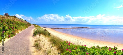 Obraz na plátně Oststrand Promenade auf Sylt
