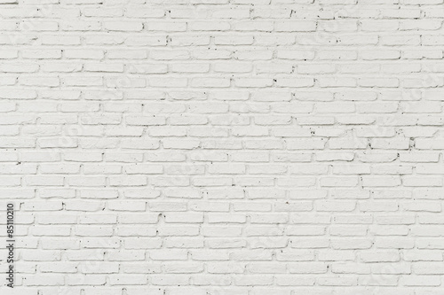 White misty brick wall for background or texture