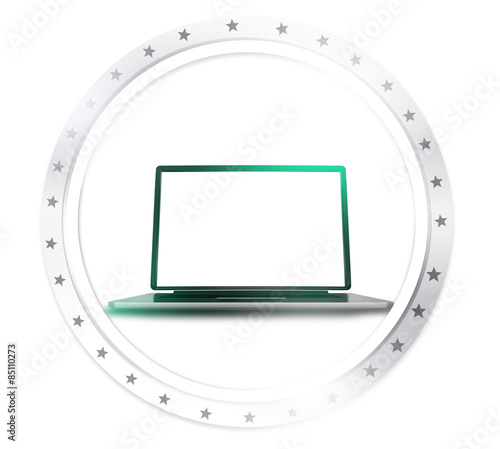 round isolated icon