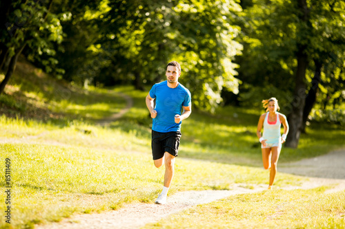 Young couple running © BGStock72