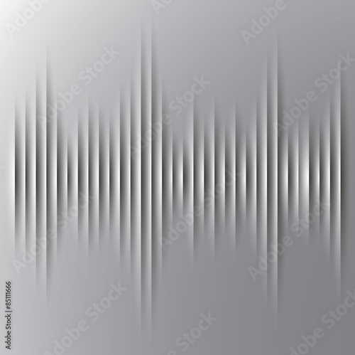 cut paper sound wave