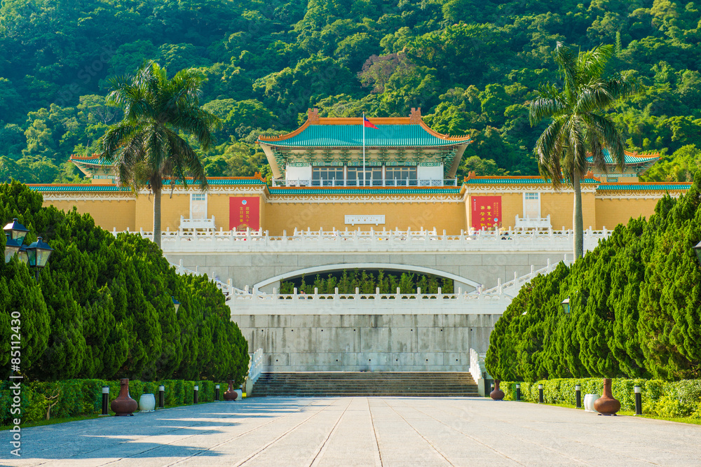 Fototapeta premium Muzeum Pałacu Narodowego w Tajpej na Tajwanie