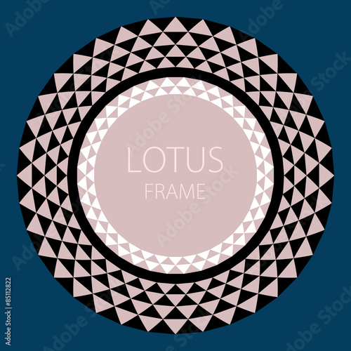 Lotus; an important sacred symbol in the Buddhism and Hinduism.