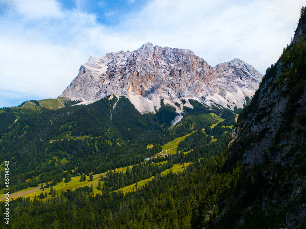 Naklejka premium Zugspitze Mountain