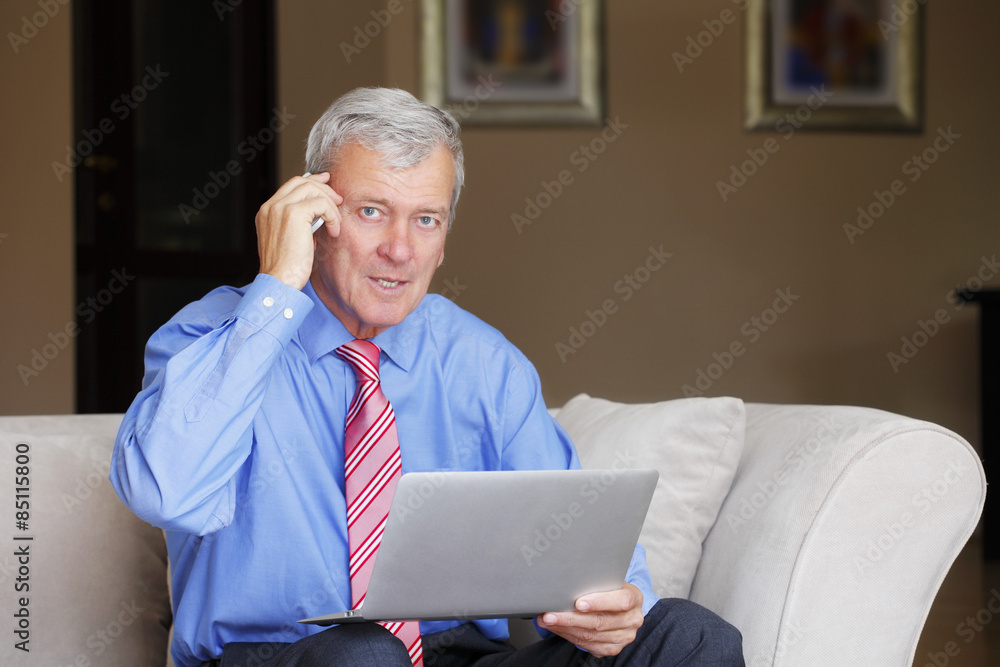 Senior businessman Senior businessman