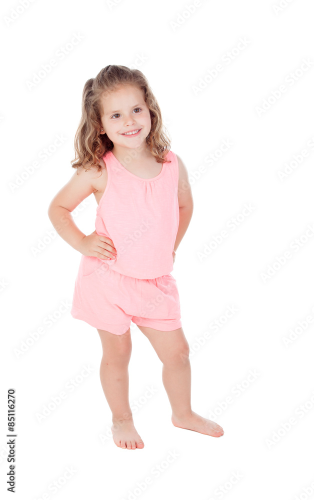 Cute little girl with three year old smiling Cute little girl with three year old smiling