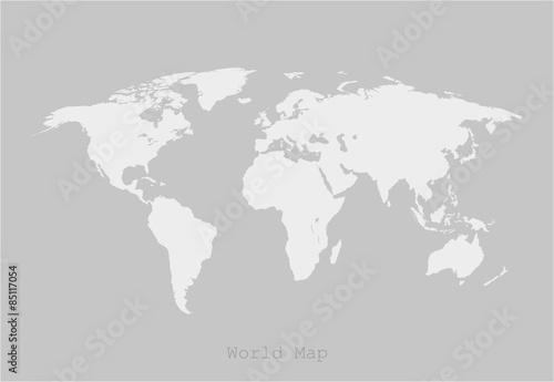 World map countries vector illustration