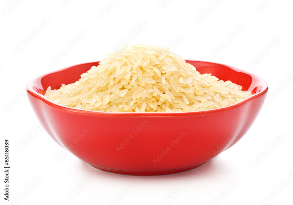 Bowl Of Raw Rice Bowl Of Raw Rice