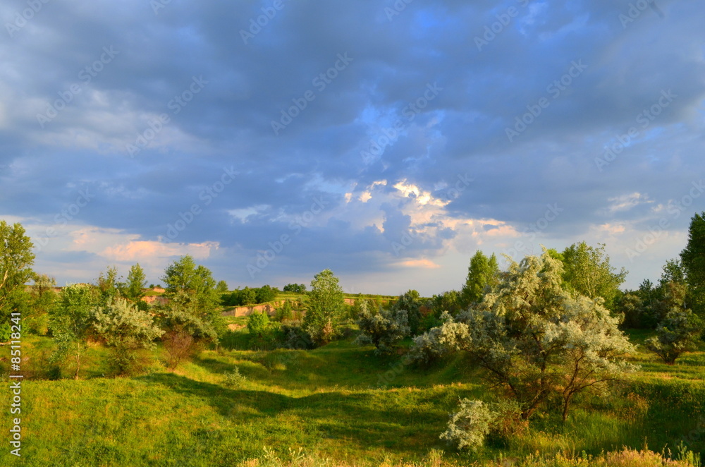 Fototapeta premium Природа - небо с облаками