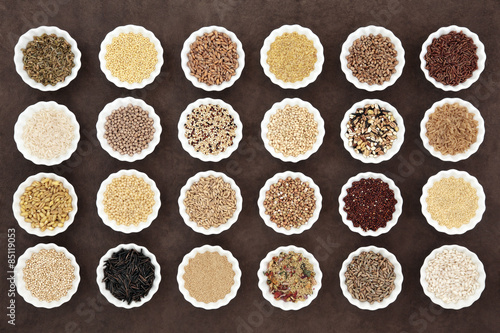 Large Grain and Cereal Food Sampler photo