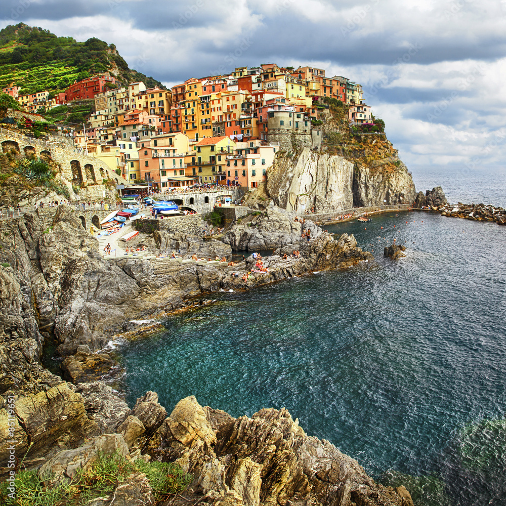 Manarola - beautiful village in Cinque terre, Liguria, Italy