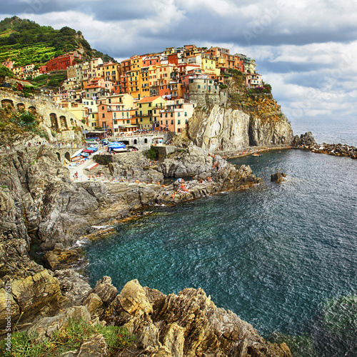 Manarola - beautiful village in Cinque terre, Liguria, Italy
