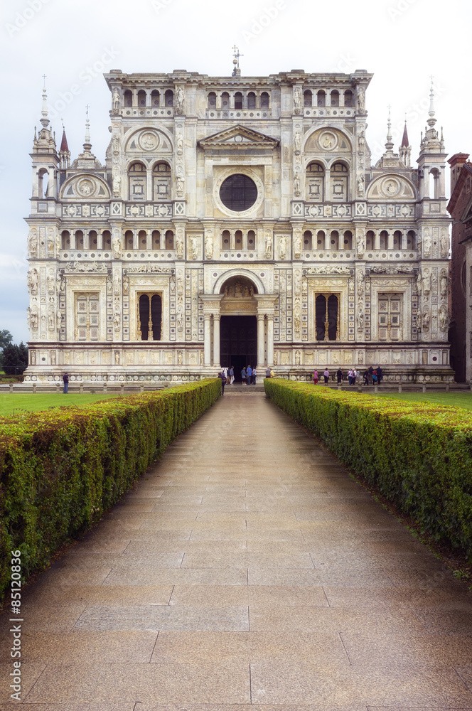 Certosa di Pavia. Color image