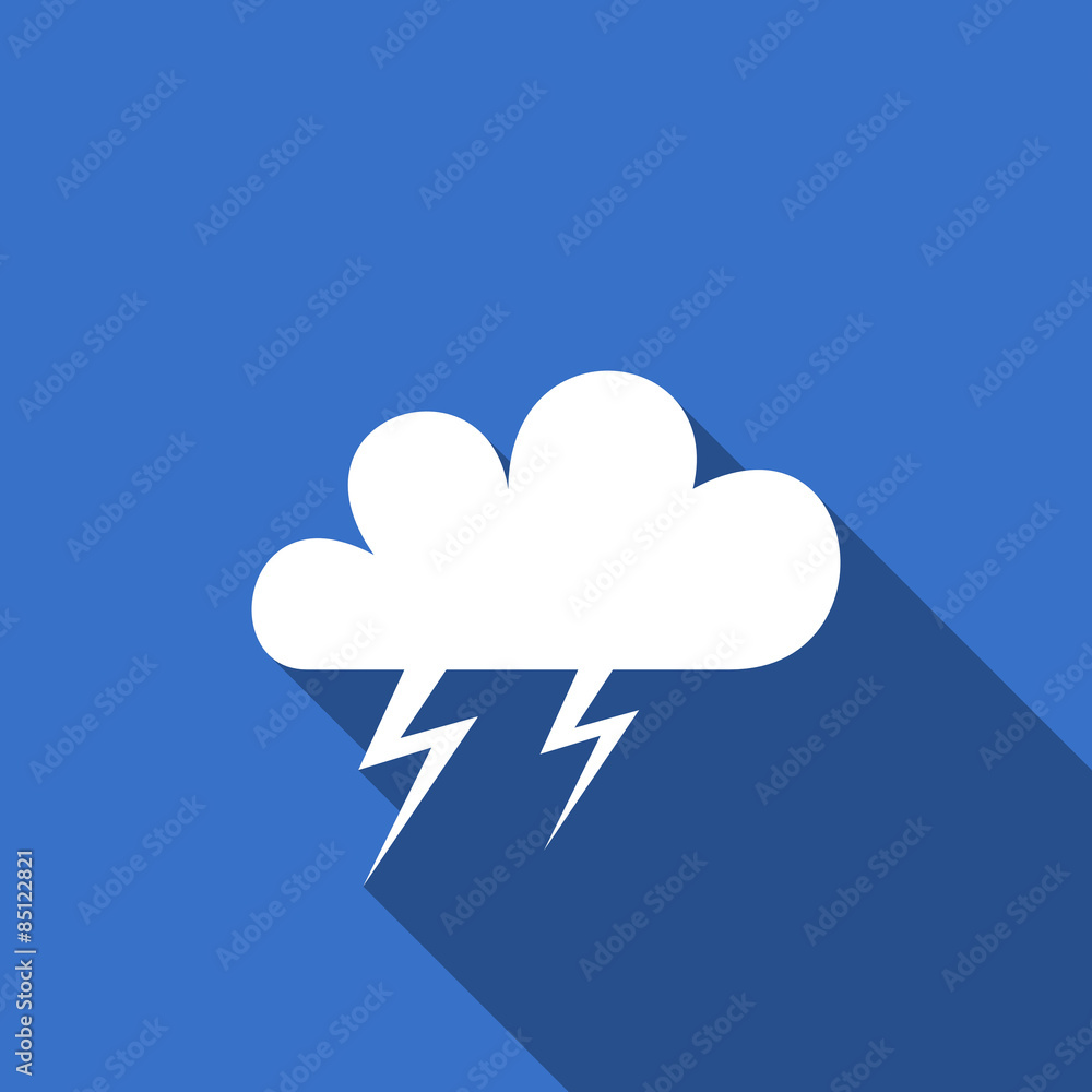 storm flat icon waether forecast sign storm flat icon waether forecast sign