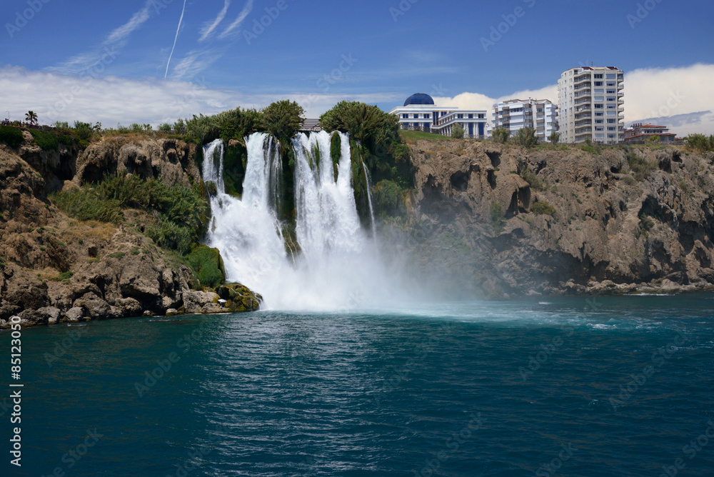 Duden waterfall (Karpuzkaldiran) in Antalya, Turkey Duden waterfall (Karpuzkaldiran) in Antalya, Turkey
