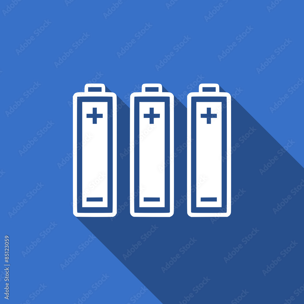 battery flat icon power sign battery flat icon power sign