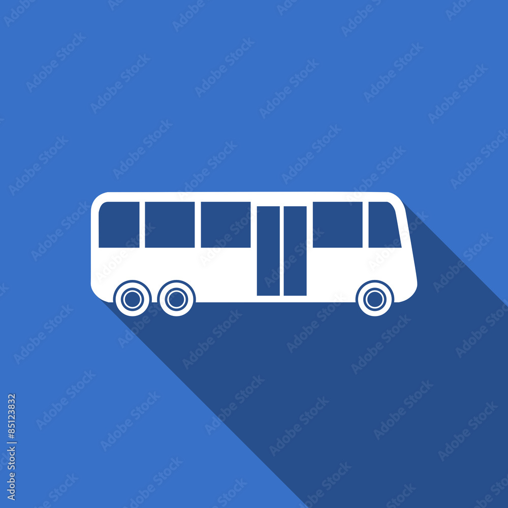 bus flat icon public transport sign bus flat icon public transport sign