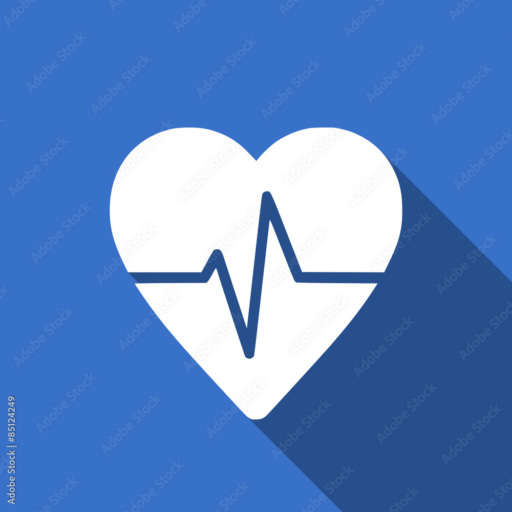 pulse flat icon heart rate sign pulse flat icon heart rate sign