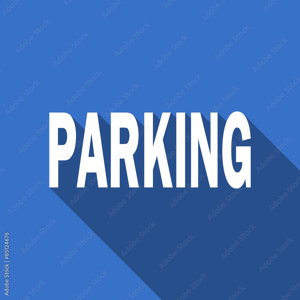 parking flat icon