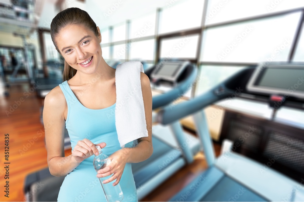 Exercising, Women, Gym. Exercising, Women, Gym.