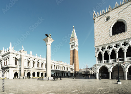 Piazza San Marko in early morning, Venice, Italy