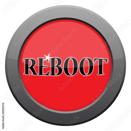 Reboot Dark Metal Icon