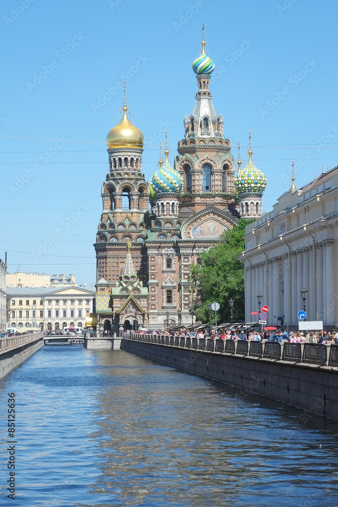 Сhurch of savior on Spilled Blood in St. Petersburg, Russia