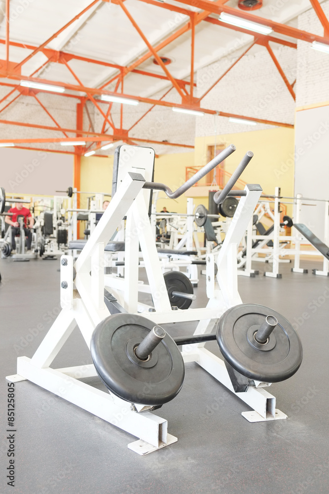 Interior of a fitness