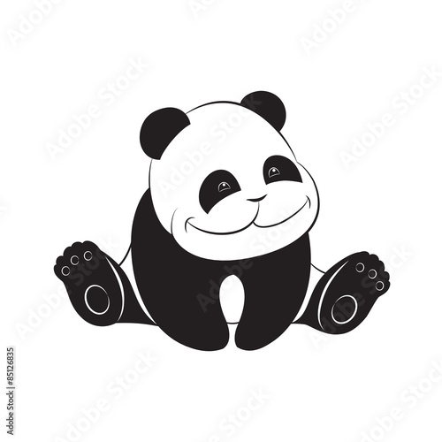 Fototapeta Naklejka Na Ścianę i Meble -  Cute baby panda
