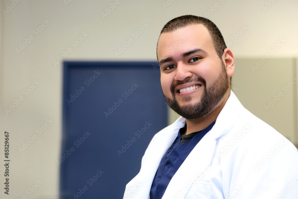 Smiling Portrait Male Doctor Smiling Portrait Male Doctor