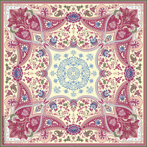 Ornate scarf design