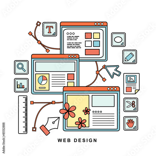 web design concept