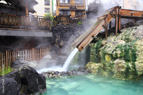 草津温泉の湯畑