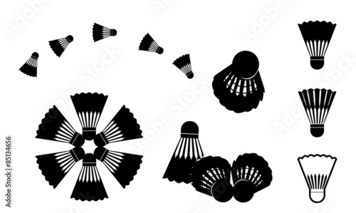 Shuttlecock Ball for Badminton Illustration