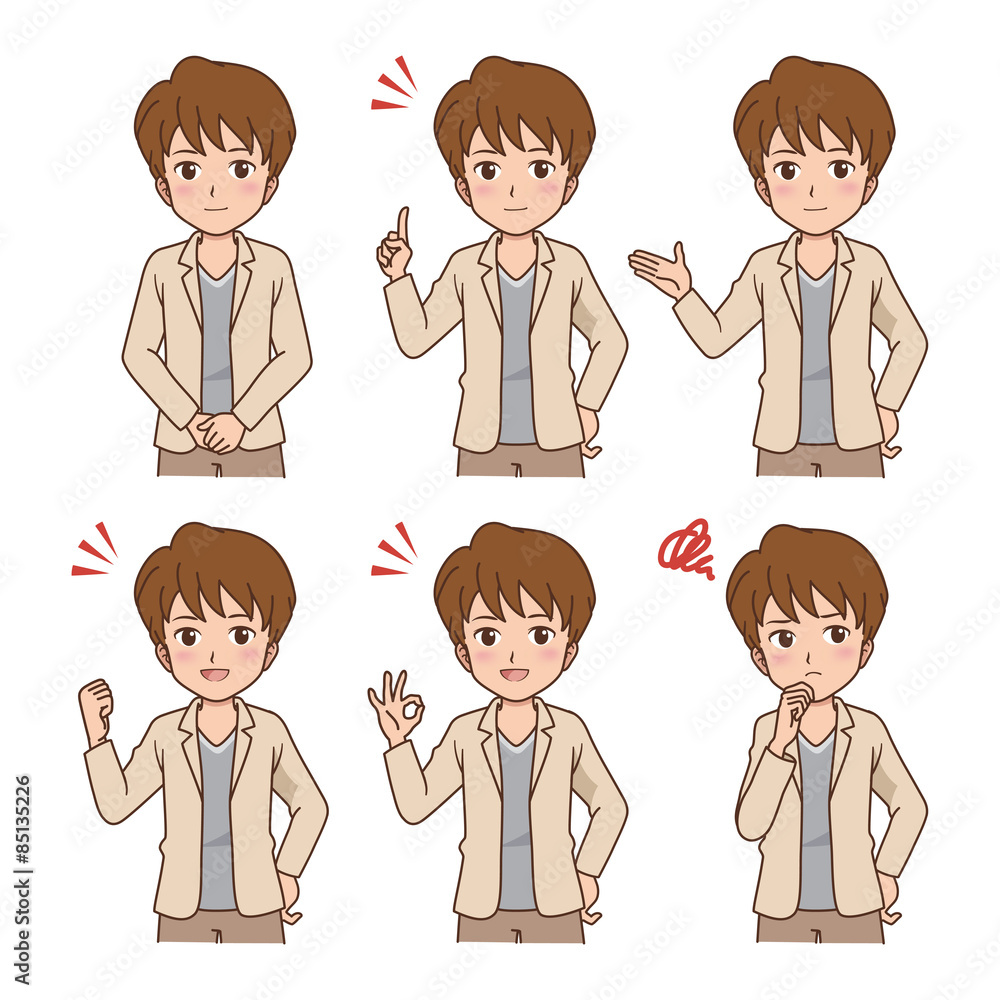 男性　バリエーション