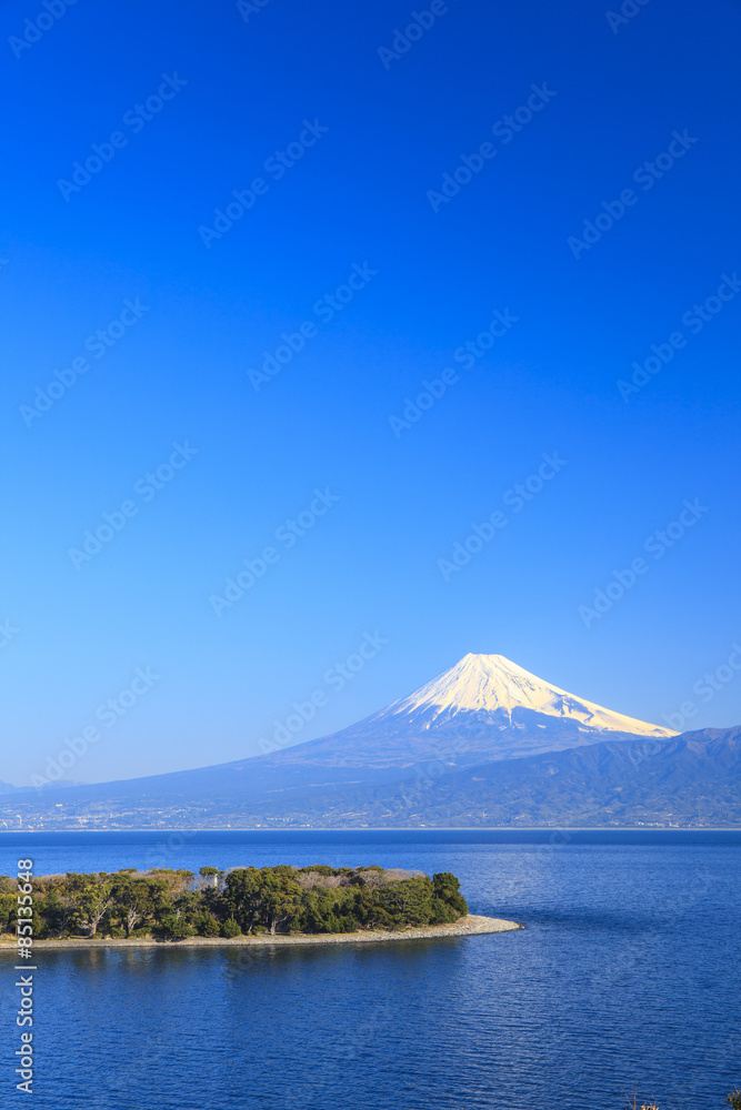 Osezaki and Mt. Fuji seen from Nishiizu, Shizuoka, Japan Osezaki and Mt. Fuji seen from Nishiizu, Shizuoka, Japan