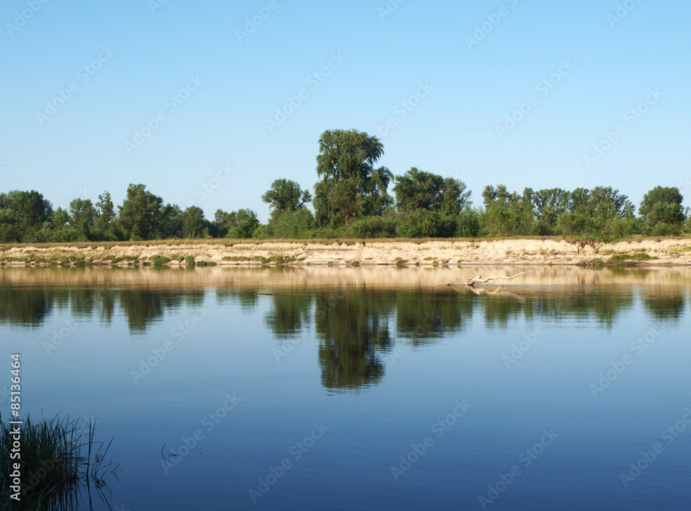 Fototapeta premium Beautiful river landscape