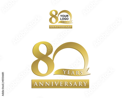 anniversary logo square 80th