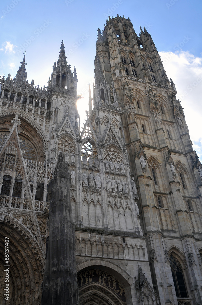Rouen cathedral Normandy