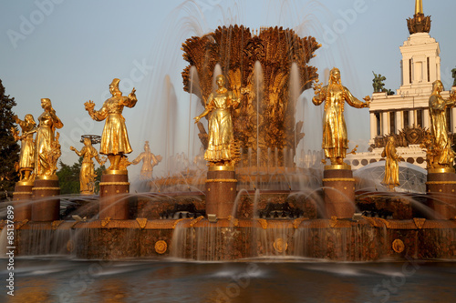 fountain in Moscow