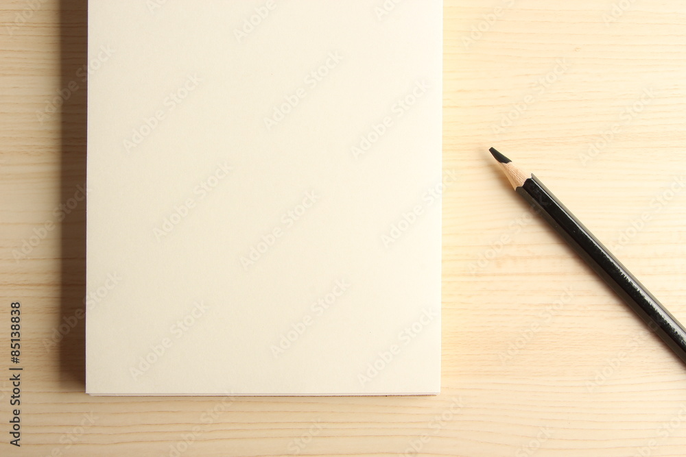 Blank Note With Pencil Blank Note With Pencil